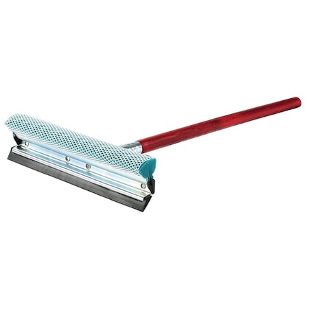 Swivel 10 in. Professional Squeegee Head with 24 in. Handle SW2604208